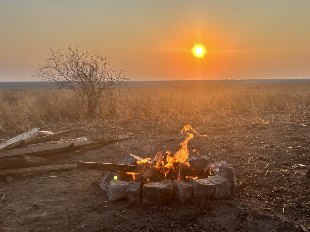 Die Makgadikgadi Pans - Campfire